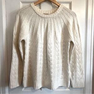 NWT Cream Christopher & Banks Sweater